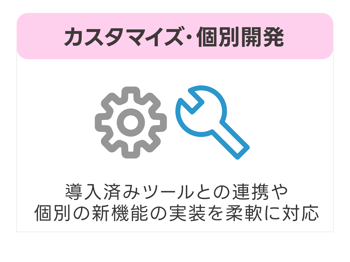 カスタマイズ・個別開発